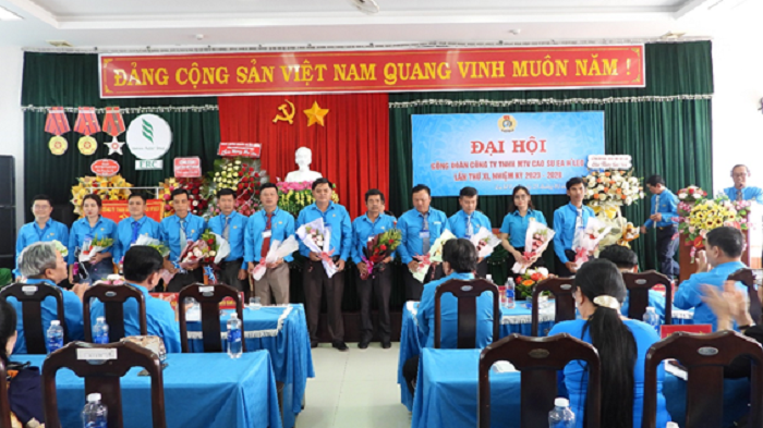 Đại hội Công đoàn Công ty TNHH MTV Cao su Ea H’leo khóa XI, nhiệm kỳ 2023 – 2028